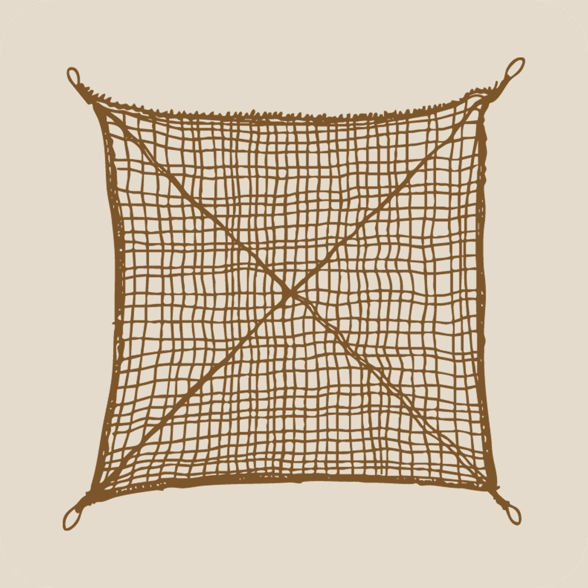 10ft x 10ft Square Coconut Shade Sail
