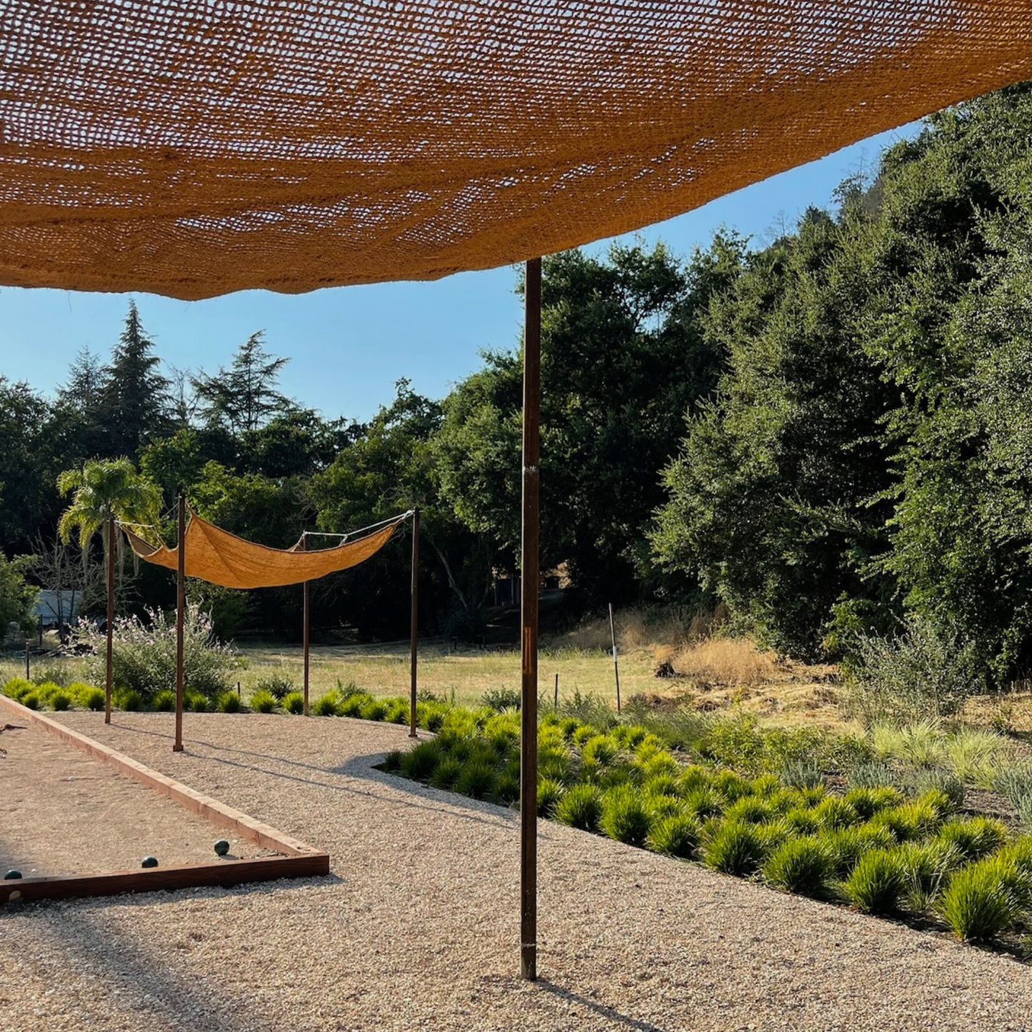 10ft x 13ft Rectangle Coconut Fiber Shade Sail — Natural Patio & Dining Shade