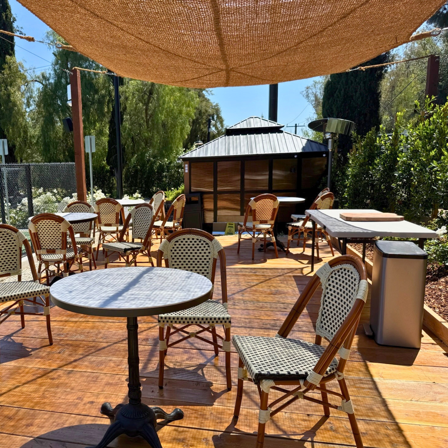 10ft x 16ft Rectangle Coconut Fiber Shade Sail - Large patio & Outdoor Shade