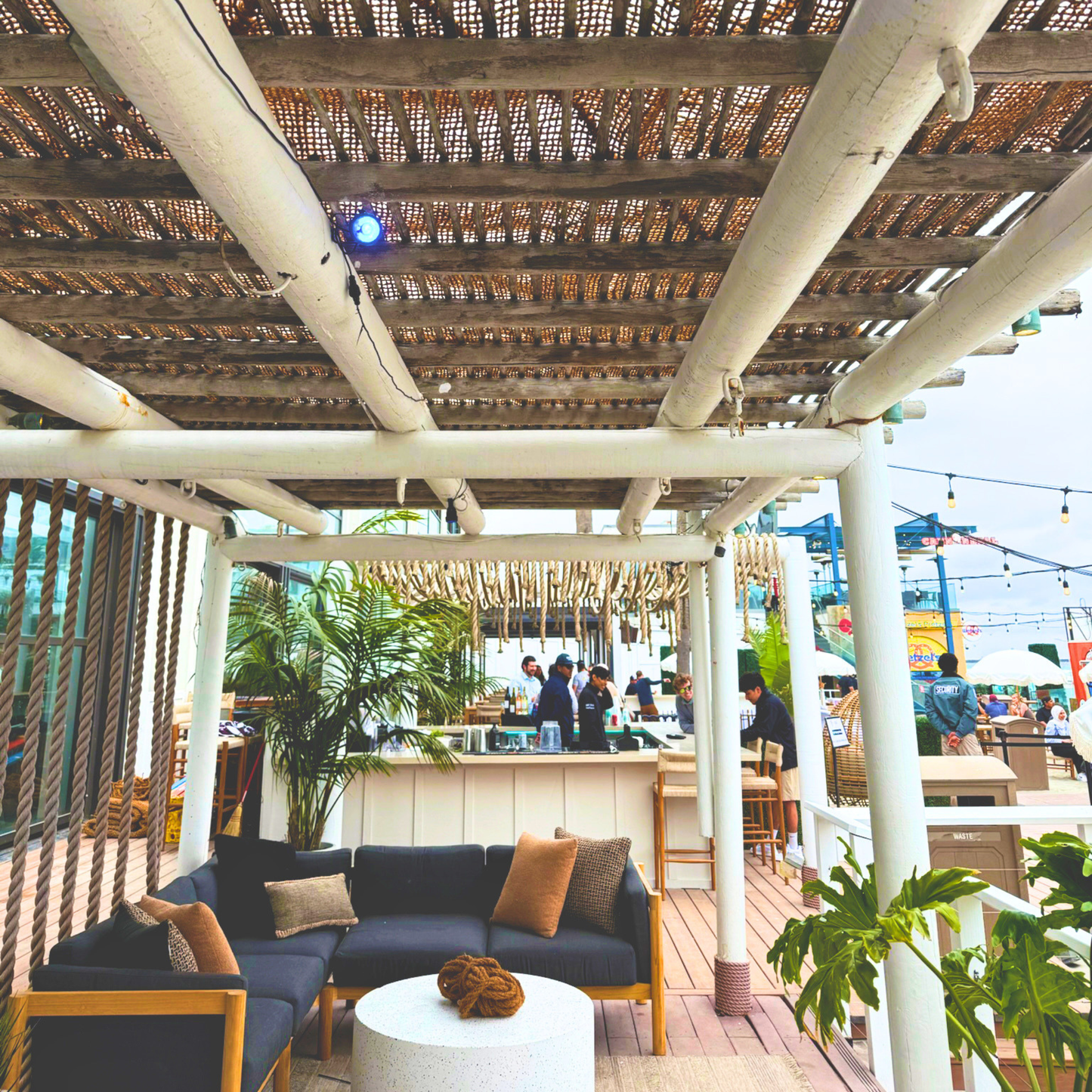 10ft x 16ft Rectangle Coconut Fiber Shade Sail - Large patio & Outdoor Shade