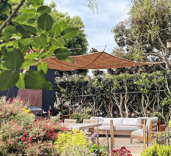 Rectangle Coconut Shade Canopy - 13ft x 10ft