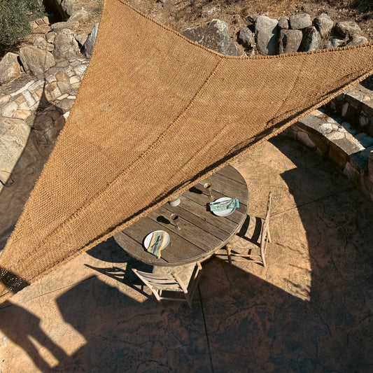 [PRE-ORDER] 11.5ft Triangle Coconut Shade Sail