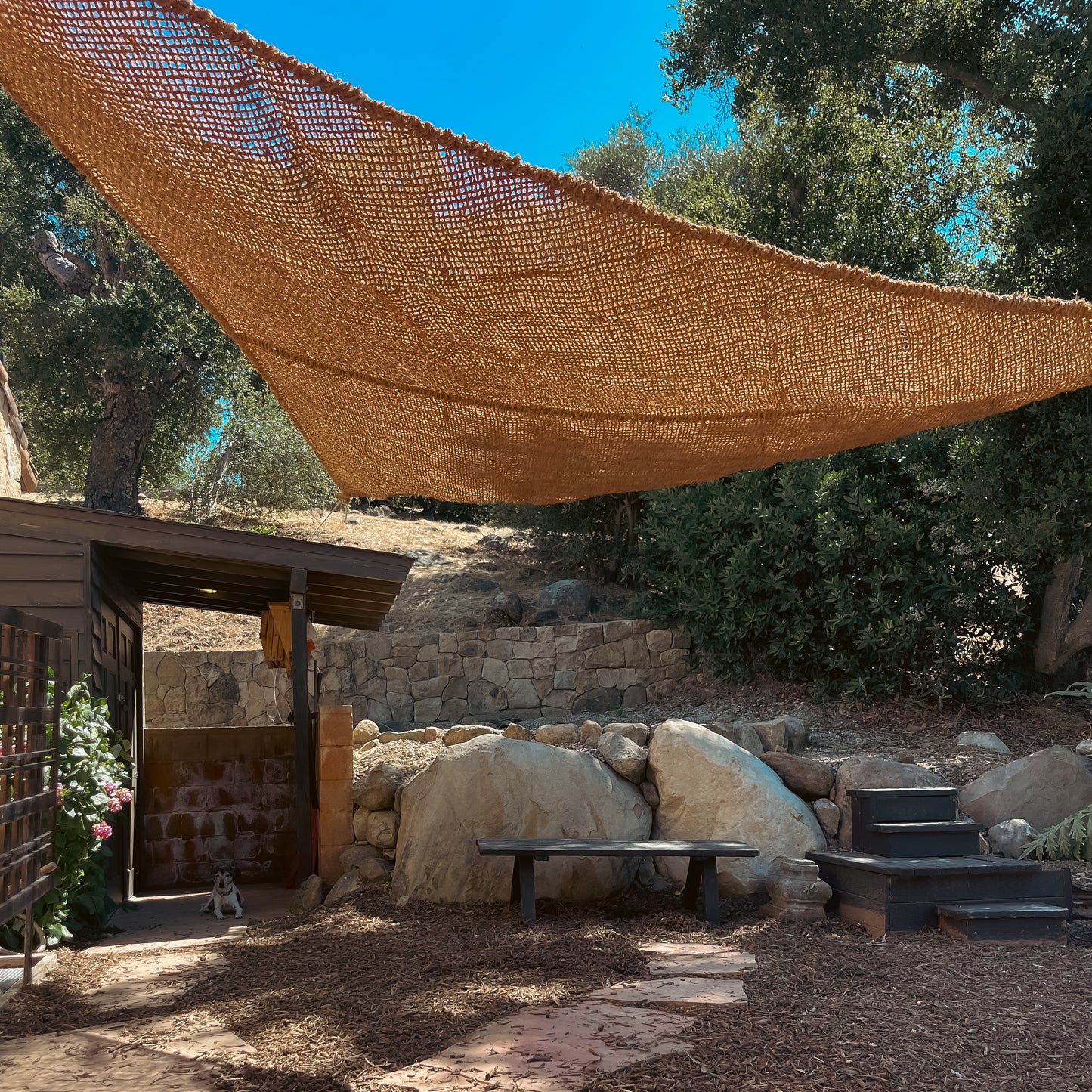 [PRE-ORDER] 11.5ft Triangle Coconut Shade Sail