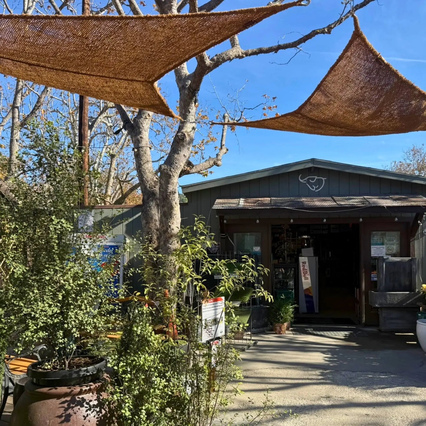 12' x 12' x 12' triangles coconut fibre shade sail natural fibers handmade artisan  non toxic canopy malibu coco du sol chic living 